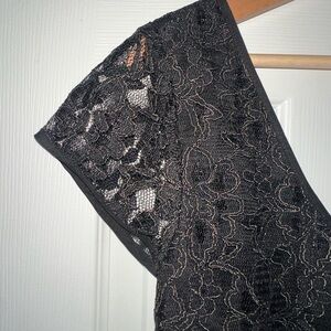 Andrew Marc Chic Black Lace Cocktail Dress